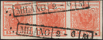 Lot 1112 - Austria Lombardy & Veneto Italy Lombardy & Veneto - Briefmarken Stilus e.U. 16. Auktion Lot 1112 - Austria Lombardy & Veneto Italy Lombardy & Veneto - Briefmarken Stilus e.U. 16. Auktion