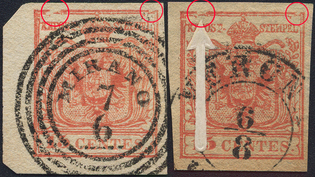 Lot 1136 - Austria Lombardy & Veneto Italy Lombardy & Veneto -  Briefmarken Stilus e.U. 16. Auktion