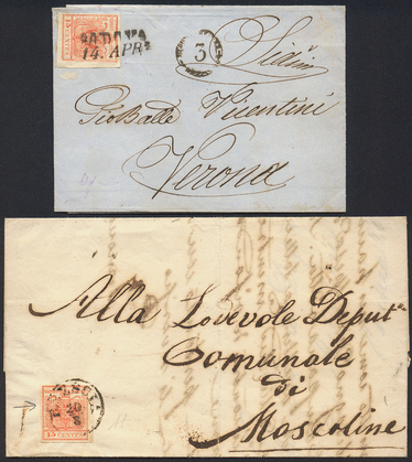 Lot 1156 - Austria Lombardy & Veneto Italy Lombardy & Veneto - Briefmarken Stilus e.U. 16. Auktion Lot 1156 - Austria Lombardy & Veneto Italy Lombardy & Veneto - Briefmarken Stilus e.U. 16. Auktion