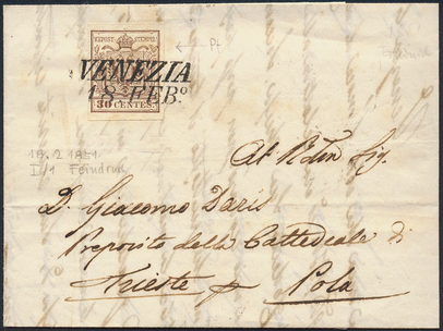 Lot 1192 - Austria Lombardy & Veneto Italy Lombardy & Veneto -  Briefmarken Stilus e.U. 16. Auktion