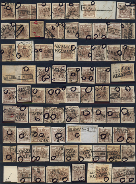 Lot 1232 - Austria Lombardy & Veneto Italy Lombardy & Veneto - Briefmarken Stilus e.U. 16. Auktion Lot 1232 - Austria Lombardy & Veneto Italy Lombardy & Veneto - Briefmarken Stilus e.U. 16. Auktion