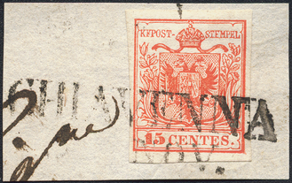 Lot 1321 - Austria Lombardy & Veneto Italy Lombardy & Veneto - Briefmarken Stilus e.U. 16. Auktion Lot 1321 - Austria Lombardy & Veneto Italy Lombardy & Veneto - Briefmarken Stilus e.U. 16. Auktion