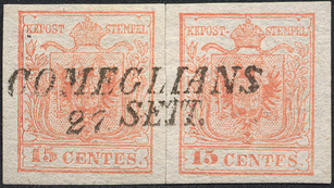 Lot 1323 - Austria Lombardy & Veneto Italy Lombardy & Veneto - Briefmarken Stilus e.U. 16. Auktion Lot 1323 - Austria Lombardy & Veneto Italy Lombardy & Veneto - Briefmarken Stilus e.U. 16. Auktion