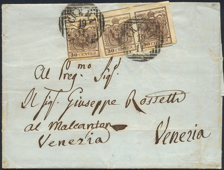 Lot 1325 - Austria Lombardy & Veneto Italy Lombardy & Veneto - Briefmarken Stilus e.U. 16. Auktion Lot 1325 - Austria Lombardy & Veneto Italy Lombardy & Veneto - Briefmarken Stilus e.U. 16. Auktion