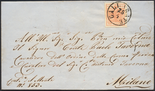 Lot 1329 - Austria Lombardy & Veneto Italy Lombardy & Veneto - Briefmarken Stilus e.U. 16. Auktion Lot 1329 - Austria Lombardy & Veneto Italy Lombardy & Veneto - Briefmarken Stilus e.U. 16. Auktion