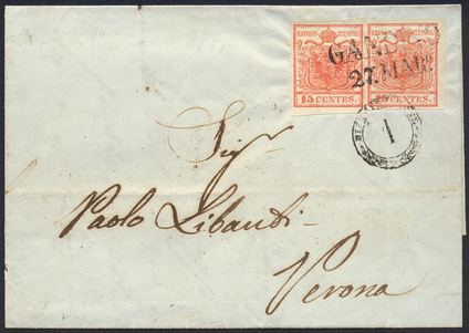 Lot 1330 - Austria Lombardy & Veneto Italy Lombardy & Veneto - Briefmarken Stilus e.U. 16. Auktion Lot 1330 - Austria Lombardy & Veneto Italy Lombardy & Veneto - Briefmarken Stilus e.U. 16. Auktion
