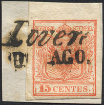 Lot 1343 - Austria Lombardy & Veneto Italy Lombardy & Veneto - Briefmarken Stilus e.U. 16. Auktion Lot 1343 - Austria Lombardy & Veneto Italy Lombardy & Veneto - Briefmarken Stilus e.U. 16. Auktion