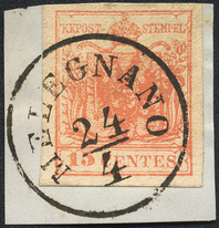 Lot 1346 - Austria Lombardy & Veneto Italy Lombardy & Veneto - Briefmarken Stilus e.U. 16. Auktion Lot 1346 - Austria Lombardy & Veneto Italy Lombardy & Veneto - Briefmarken Stilus e.U. 16. Auktion