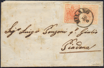 Lot 1349 - Austria Lombardy & Veneto Italy Lombardy & Veneto - Briefmarken Stilus e.U. 16. Auktion Lot 1349 - Austria Lombardy & Veneto Italy Lombardy & Veneto - Briefmarken Stilus e.U. 16. Auktion