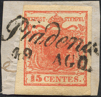 Lot 1355 - Austria Lombardy & Veneto Italy Lombardy & Veneto - Briefmarken Stilus e.U. 16. Auktion Lot 1355 - Austria Lombardy & Veneto Italy Lombardy & Veneto - Briefmarken Stilus e.U. 16. Auktion