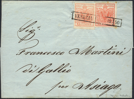 Lot 1435 - Austria Lombardy & Veneto Italy Lombardy & Veneto - Briefmarken Stilus e.U. 16. Auktion Lot 1435 - Austria Lombardy & Veneto Italy Lombardy & Veneto - Briefmarken Stilus e.U. 16. Auktion