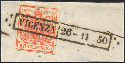 Lot 1441 - Austria Lombardy & Veneto Italy Lombardy & Veneto - Briefmarken Stilus e.U. 16. Auktion Lot 1441 - Austria Lombardy & Veneto Italy Lombardy & Veneto - Briefmarken Stilus e.U. 16. Auktion