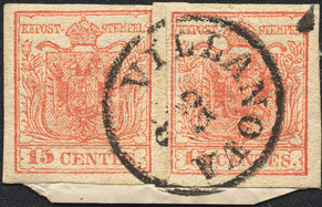 Lot 1446 - Austria Lombardy & Veneto Italy Lombardy & Veneto - Briefmarken Stilus e.U. 16. Auktion Lot 1446 - Austria Lombardy & Veneto Italy Lombardy & Veneto - Briefmarken Stilus e.U. 16. Auktion