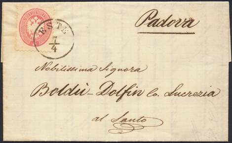 Lot 1465 - Austria Lombardy & Veneto Italy Lombardy & Veneto - Briefmarken Stilus e.U. 16. Auktion Lot 1465 - Austria Lombardy & Veneto Italy Lombardy & Veneto - Briefmarken Stilus e.U. 16. Auktion