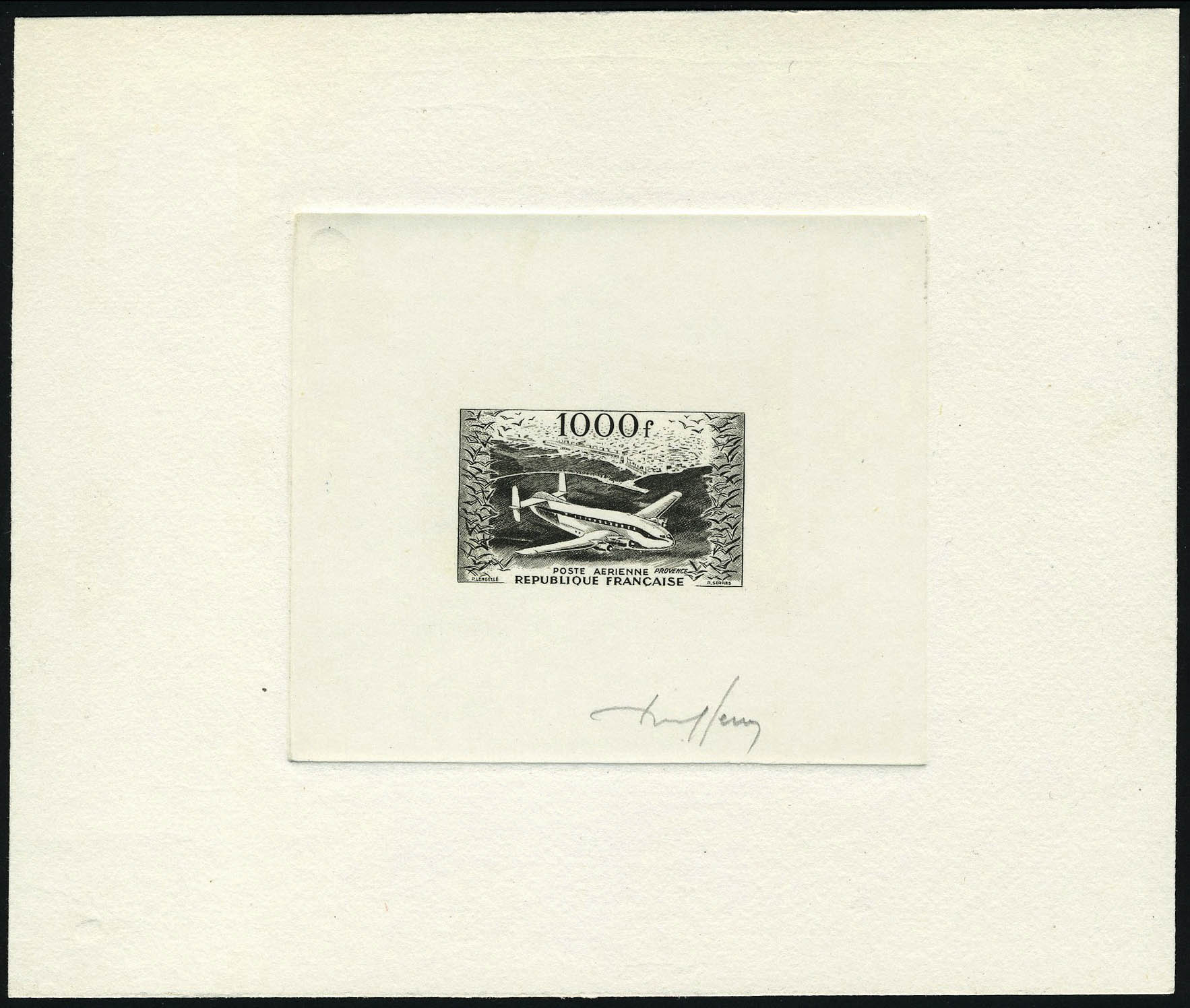 Lot 1026 - France poste aerienne - Francois Feldman F.C.N.P François FELDMAN sale #124 Lot 1026 - France poste aerienne - Francois Feldman F.C.N.P François FELDMAN sale #124