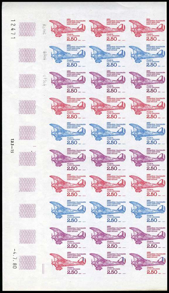 Lot 1034 - France poste aerienne - Francois Feldman F.C.N.P François FELDMAN sale #124 Lot 1034 - France poste aerienne - Francois Feldman F.C.N.P François FELDMAN sale #124