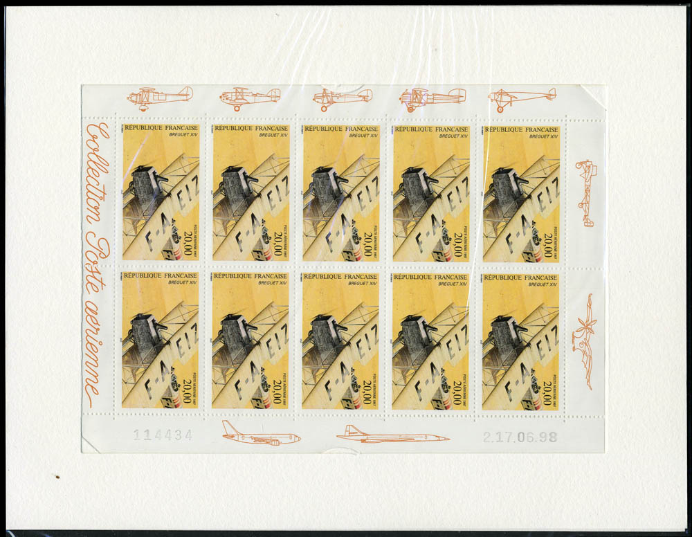 Lot 1036 - France poste aerienne - Francois Feldman F.C.N.P François FELDMAN sale #124 Lot 1036 - France poste aerienne - Francois Feldman F.C.N.P François FELDMAN sale #124
