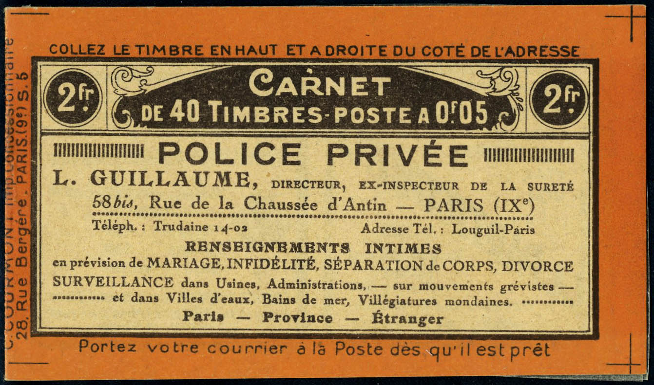 Lot 1073 - France carnets - Francois Feldman F.C.N.P François FELDMAN sale #124 Lot 1073 - France carnets - Francois Feldman F.C.N.P François FELDMAN sale #124