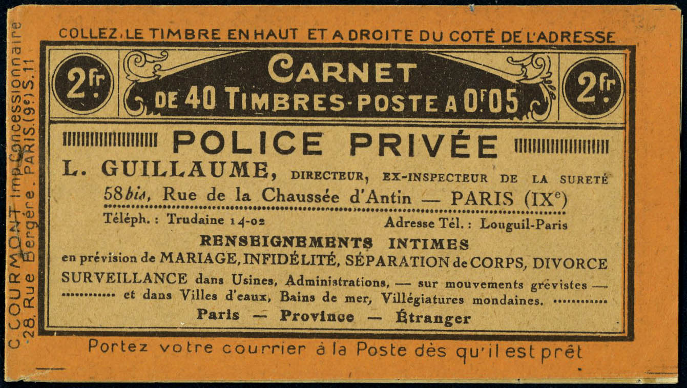 Lot 1074 - France carnets - Francois Feldman F.C.N.P François FELDMAN sale #124 Lot 1074 - France carnets - Francois Feldman F.C.N.P François FELDMAN sale #124