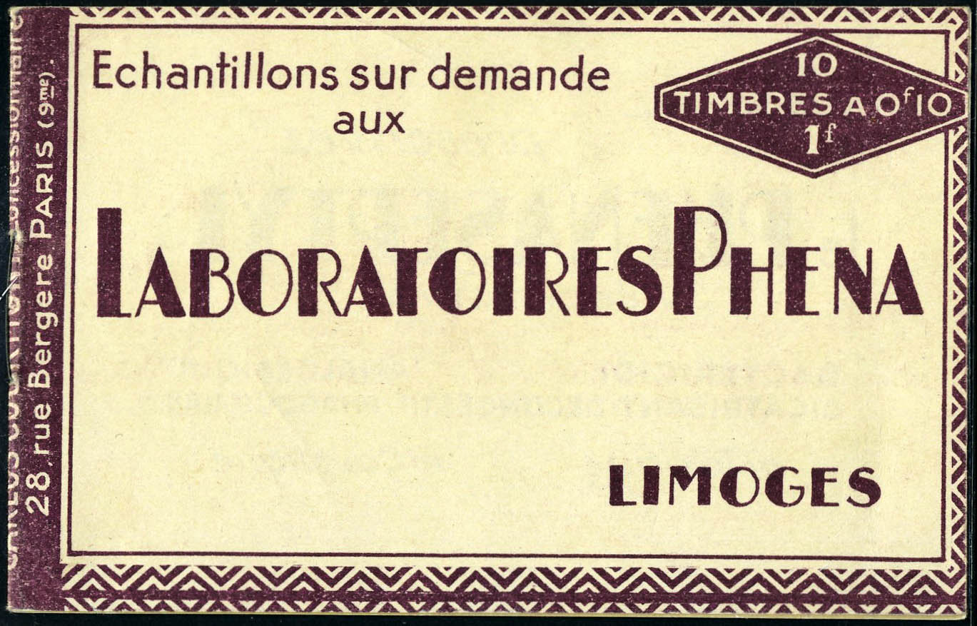 Lot 1078 - France carnets -  Francois Feldman F.C.N.P François FELDMAN sale #124
