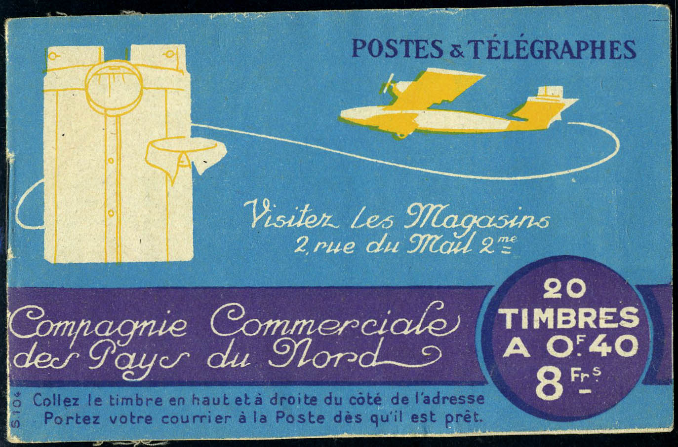Lot 1089 - France carnets -  Francois Feldman F.C.N.P François FELDMAN sale #124