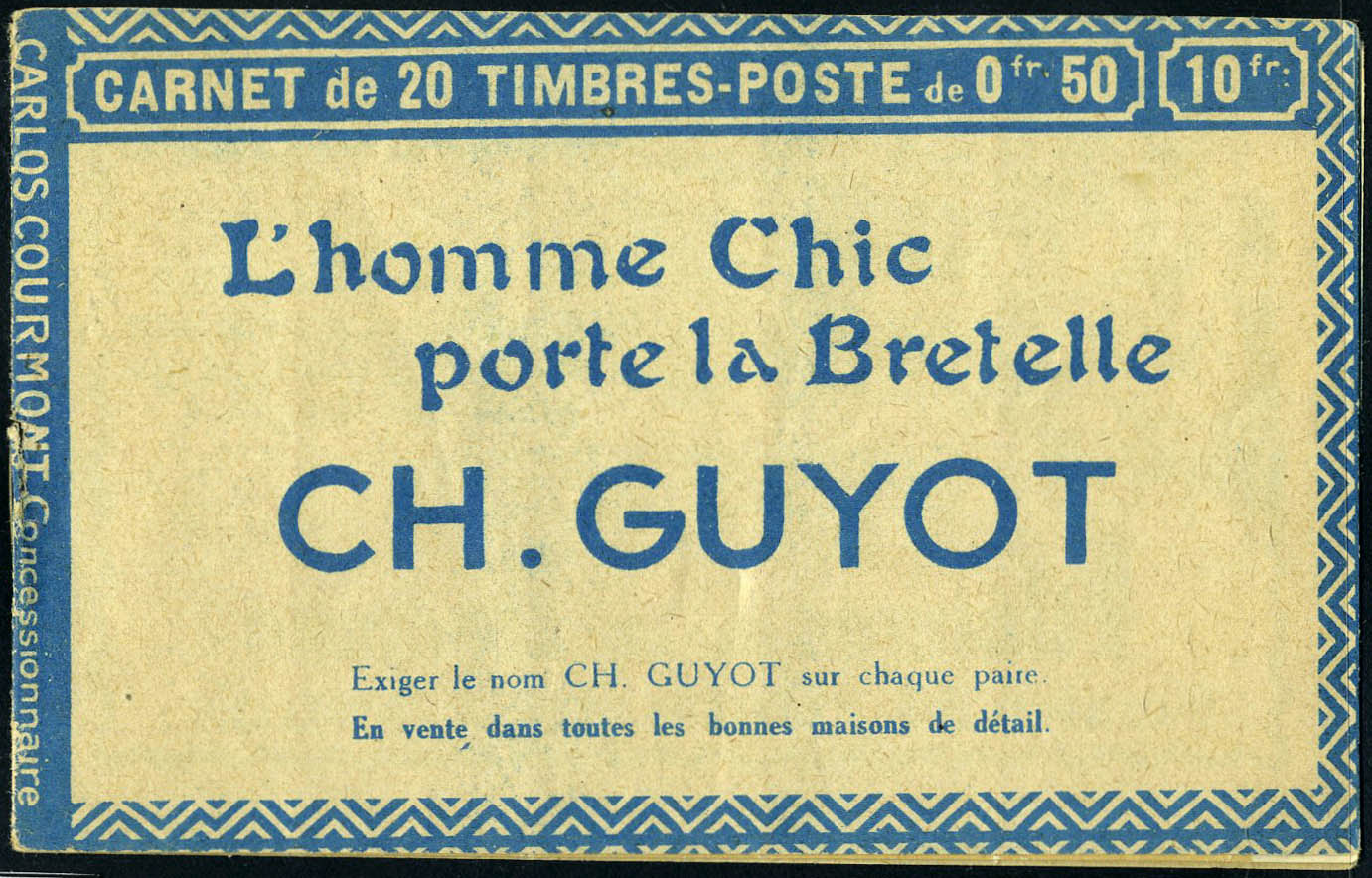 Lot 1095 - France carnets -  Francois Feldman F.C.N.P François FELDMAN sale #124