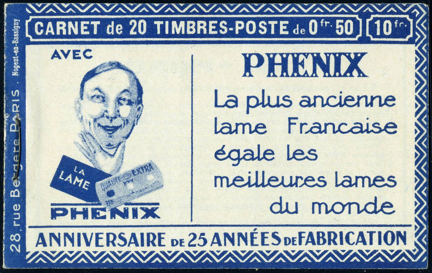 Lot 1101 - France carnets - Francois Feldman F.C.N.P François FELDMAN sale #124 Lot 1101 - France carnets - Francois Feldman F.C.N.P François FELDMAN sale #124
