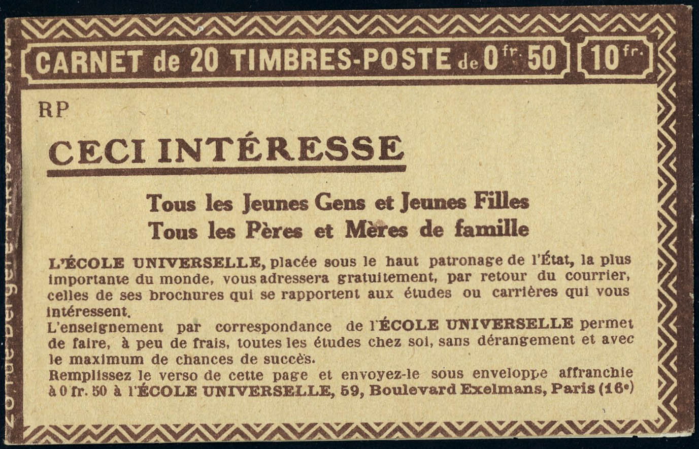 Lot 1116 - France carnets - Francois Feldman F.C.N.P François FELDMAN sale #124 Lot 1116 - France carnets - Francois Feldman F.C.N.P François FELDMAN sale #124