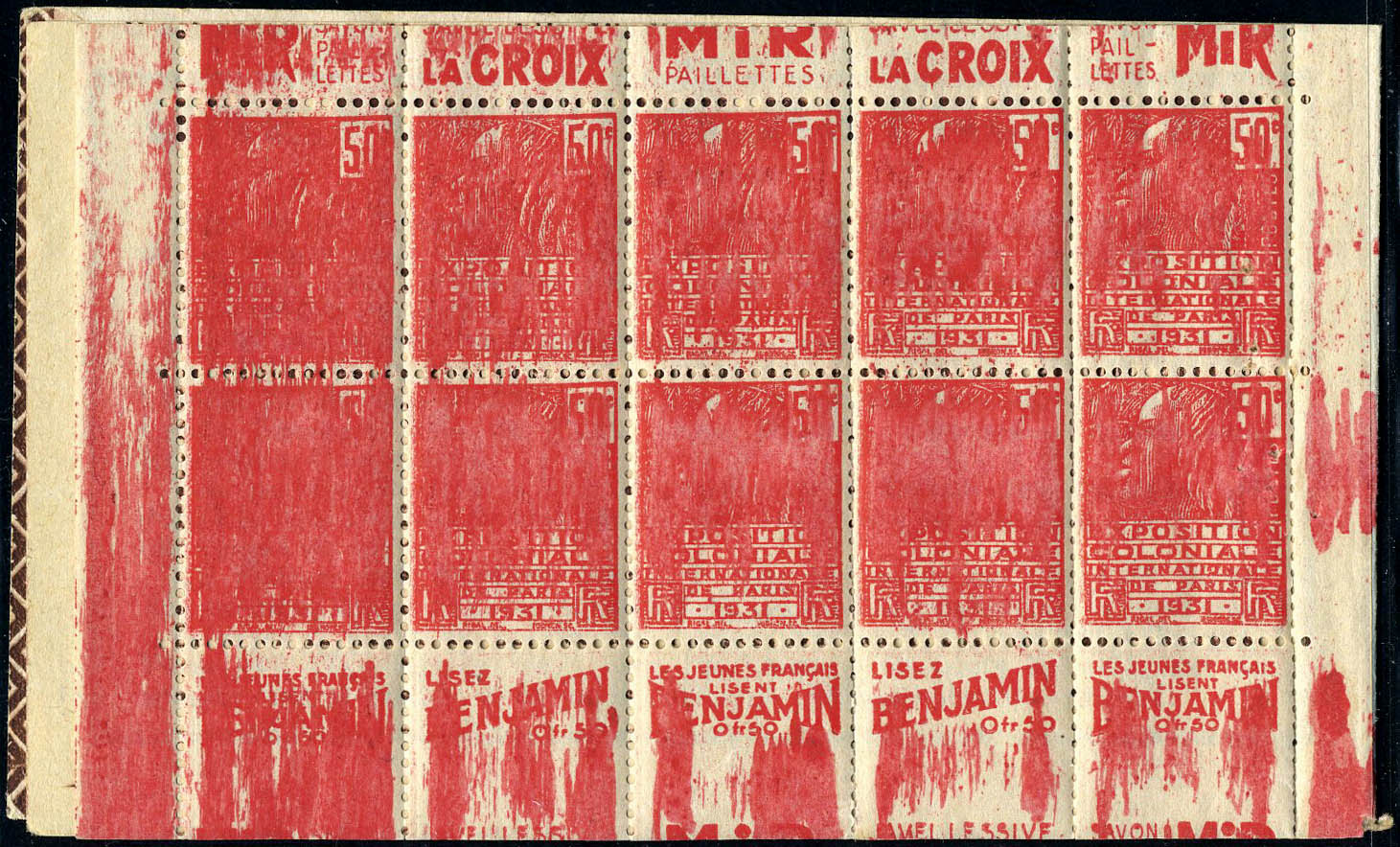 Lot 1122 - France carnets - Francois Feldman F.C.N.P François FELDMAN sale #124 Lot 1122 - France carnets - Francois Feldman F.C.N.P François FELDMAN sale #124