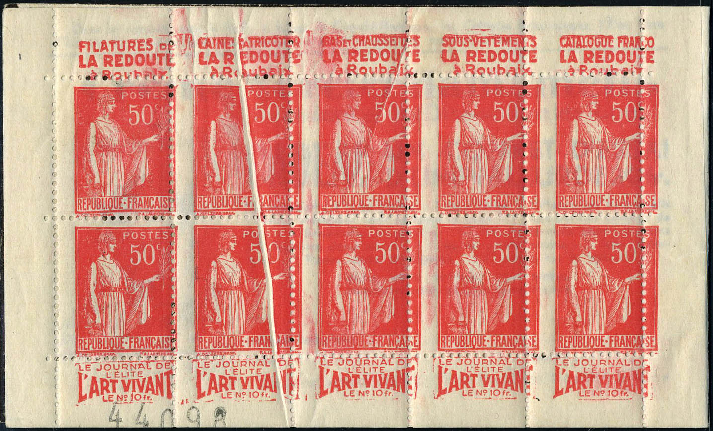 Lot 1123 - France carnets - Francois Feldman F.C.N.P François FELDMAN sale #124 Lot 1123 - France carnets - Francois Feldman F.C.N.P François FELDMAN sale #124