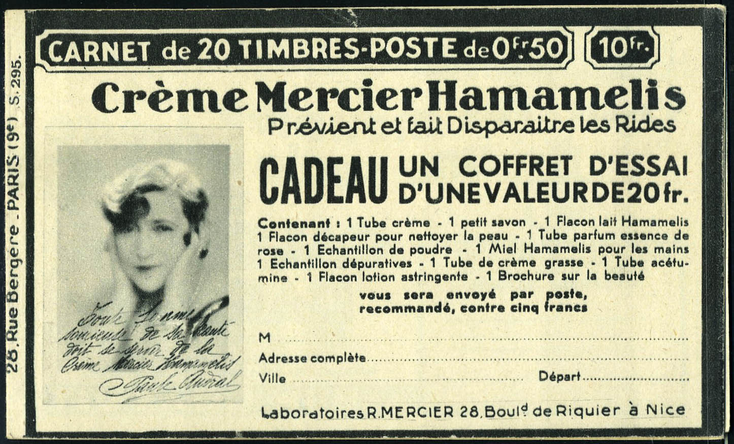 Lot 1130 - France carnets - Francois Feldman F.C.N.P François FELDMAN sale #124 Lot 1130 - France carnets - Francois Feldman F.C.N.P François FELDMAN sale #124