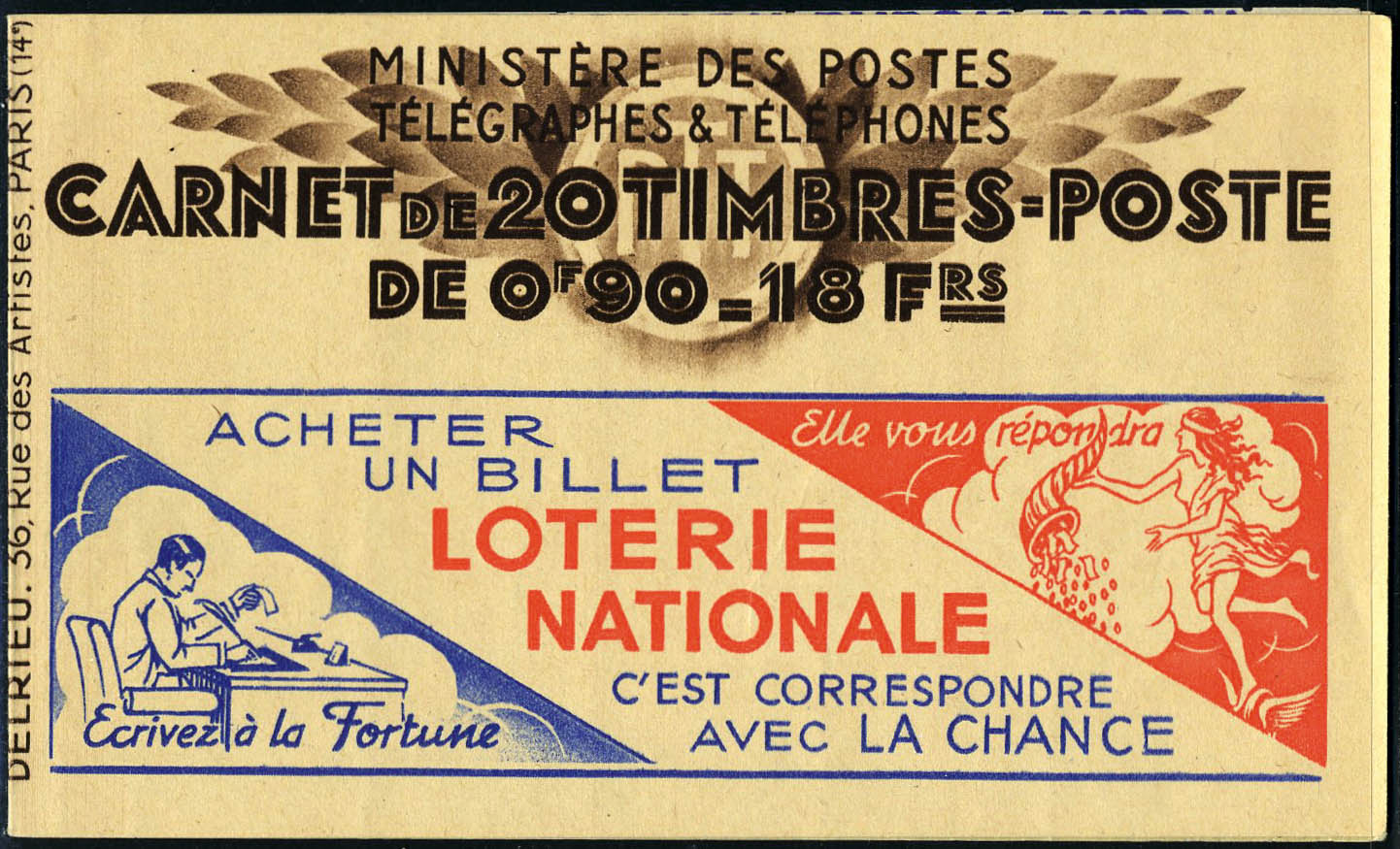 Lot 1135 - France carnets - Francois Feldman F.C.N.P François FELDMAN sale #124 Lot 1135 - France carnets - Francois Feldman F.C.N.P François FELDMAN sale #124