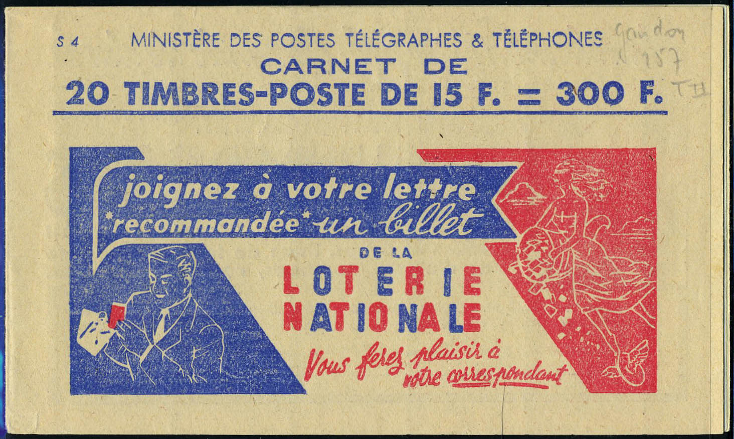 Lot 1145 - France carnets - Francois Feldman F.C.N.P François FELDMAN sale #124 Lot 1145 - France carnets - Francois Feldman F.C.N.P François FELDMAN sale #124