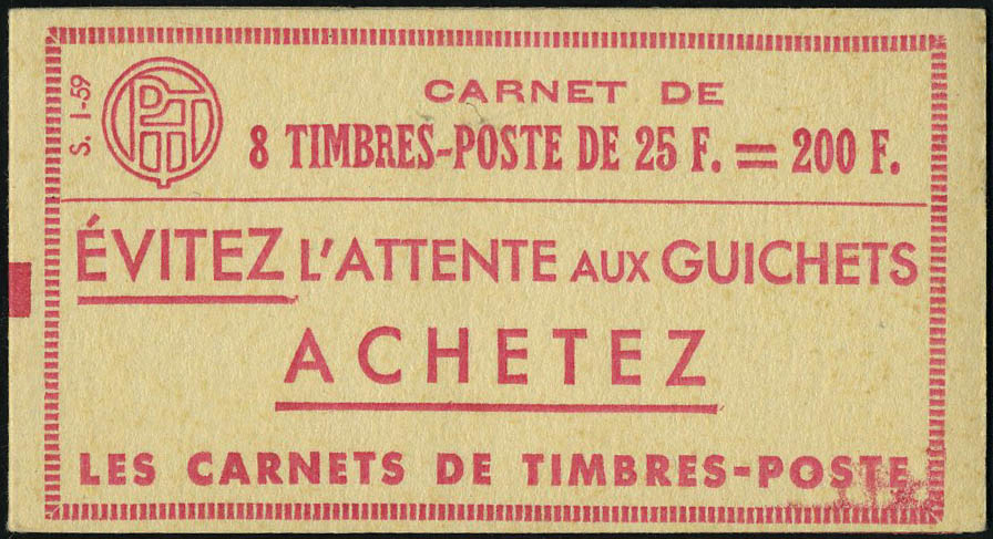 Lot 1164 - France carnets -  Francois Feldman F.C.N.P François FELDMAN sale #124