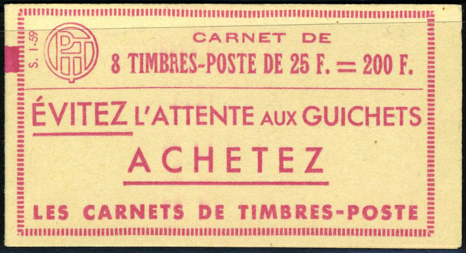 Lot 1165 - France carnets -  Francois Feldman F.C.N.P François FELDMAN sale #124