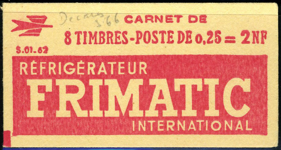 Lot 1174 - France carnets -  Francois Feldman F.C.N.P François FELDMAN sale #124