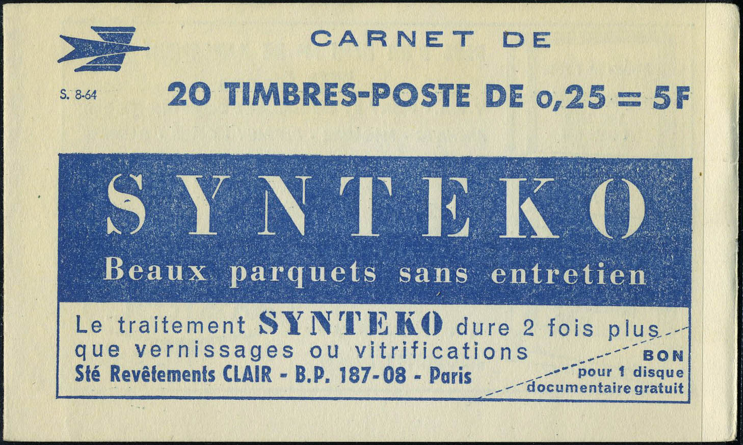 Lot 1177 - France carnets -  Francois Feldman F.C.N.P François FELDMAN sale #124