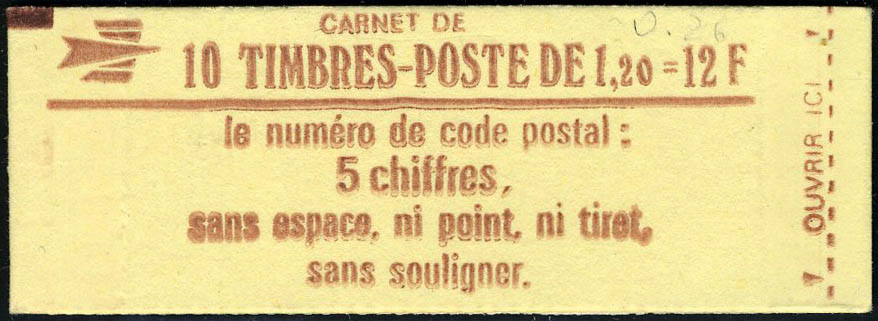 Lot 1186 - France carnets -  Francois Feldman F.C.N.P François FELDMAN sale #124
