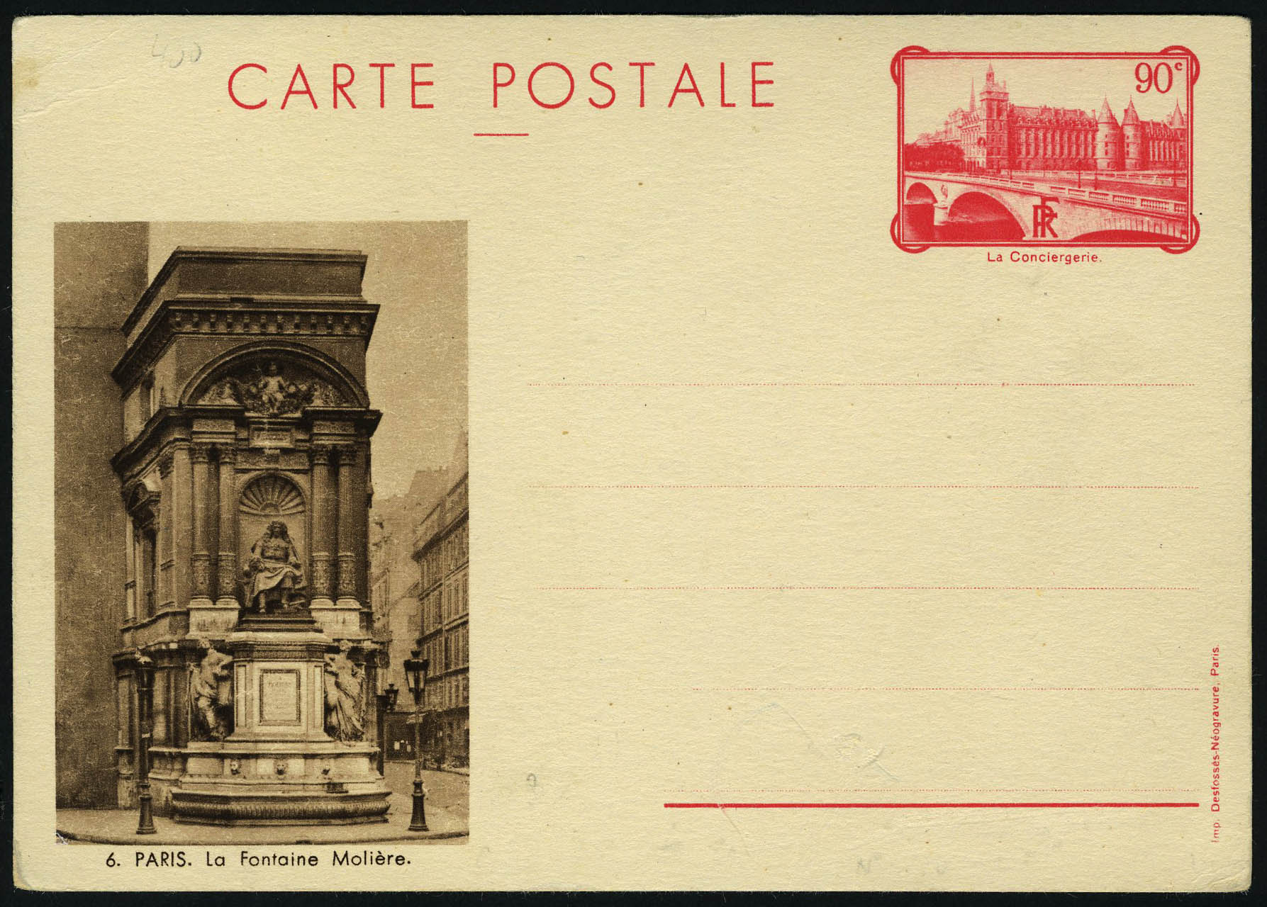 Lot 1210 - France entiers postaux -  Francois Feldman F.C.N.P François FELDMAN sale #124