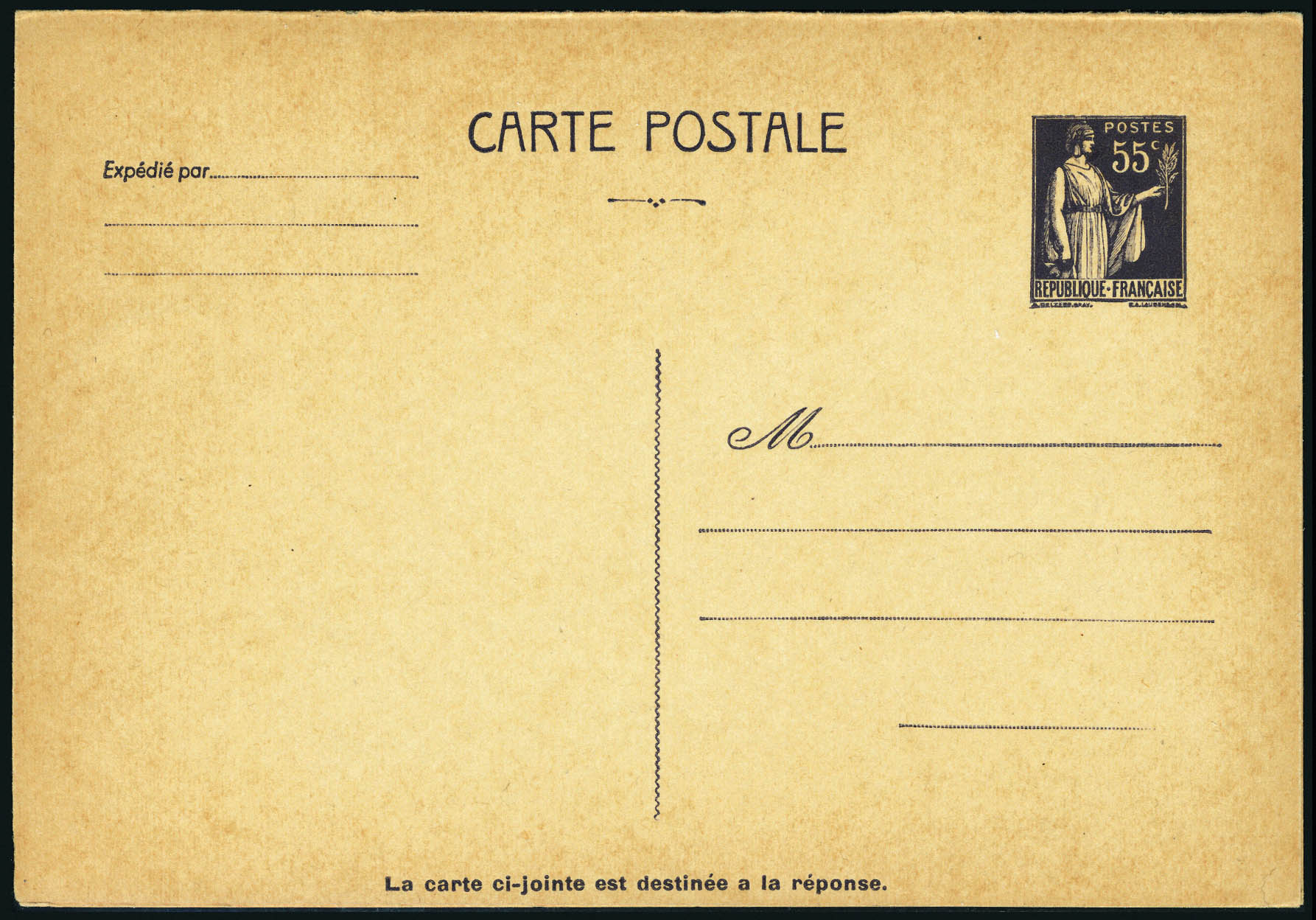 Lot 1215 - France entiers postaux -  Francois Feldman F.C.N.P François FELDMAN sale #124