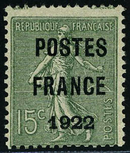 Lot 1233 - France preobliteres - Francois Feldman F.C.N.P François FELDMAN sale #124 Lot 1233 - France preobliteres - Francois Feldman F.C.N.P François FELDMAN sale #124