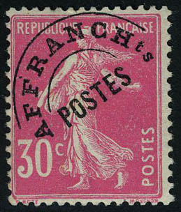 Lot 1243 - France preobliteres - Francois Feldman F.C.N.P François FELDMAN sale #124 Lot 1243 - France preobliteres - Francois Feldman F.C.N.P François FELDMAN sale #124