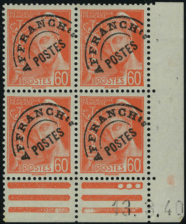 Lot 1254 - France preobliteres - Francois Feldman F.C.N.P François FELDMAN sale #124 Lot 1254 - France preobliteres - Francois Feldman F.C.N.P François FELDMAN sale #124