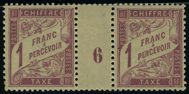 Lot 1313 - France timbres-taxe - Francois Feldman F.C.N.P François FELDMAN sale #124 Lot 1313 - France timbres-taxe - Francois Feldman F.C.N.P François FELDMAN sale #124