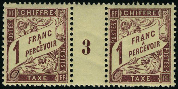 Lot 1316 - France timbres-taxe - Francois Feldman F.C.N.P François FELDMAN sale #124 Lot 1316 - France timbres-taxe - Francois Feldman F.C.N.P François FELDMAN sale #124