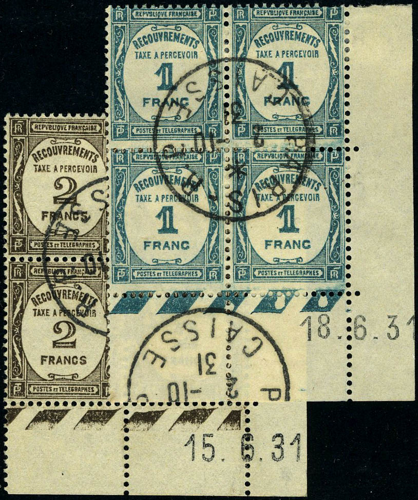 Lot 1325 - France timbres-taxe - Francois Feldman F.C.N.P François FELDMAN sale #124 Lot 1325 - France timbres-taxe - Francois Feldman F.C.N.P François FELDMAN sale #124