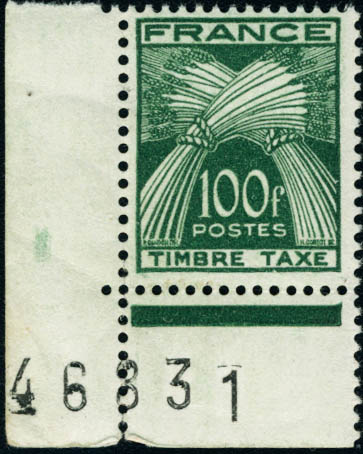 Lot 1331 - France timbres-taxe - Francois Feldman F.C.N.P François FELDMAN sale #124 Lot 1331 - France timbres-taxe - Francois Feldman F.C.N.P François FELDMAN sale #124