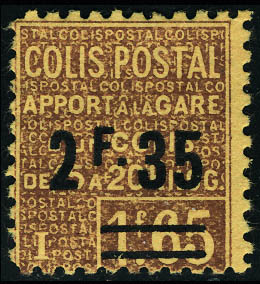 Lot 1344 - France colis postaux - Francois Feldman F.C.N.P François FELDMAN sale #124 Lot 1344 - France colis postaux - Francois Feldman F.C.N.P François FELDMAN sale #124