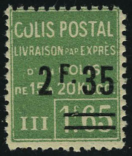 Lot 1345 - France colis postaux - Francois Feldman F.C.N.P François FELDMAN sale #124 Lot 1345 - France colis postaux - Francois Feldman F.C.N.P François FELDMAN sale #124