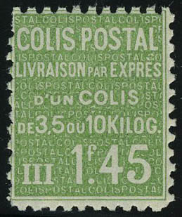 Lot 1346 - France colis postaux - Francois Feldman F.C.N.P François FELDMAN sale #124 Lot 1346 - France colis postaux - Francois Feldman F.C.N.P François FELDMAN sale #124